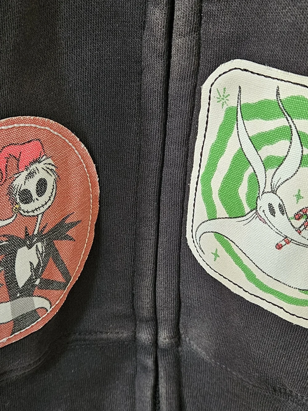 Nightmare Before Christmas black zip